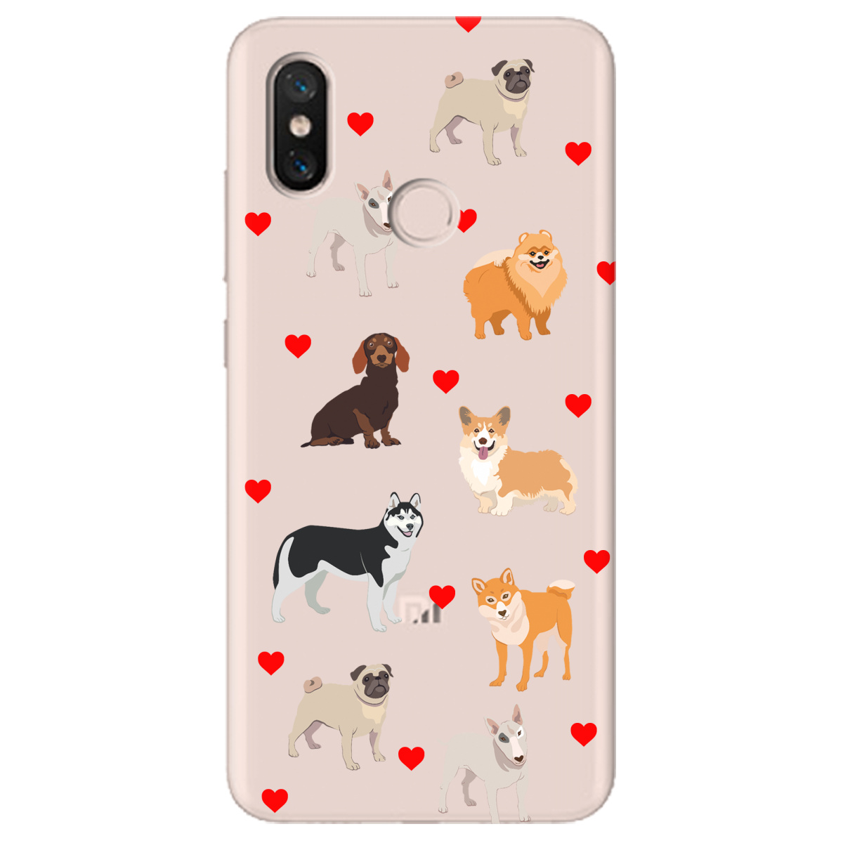 Чохол для Xiaomi Mi 8 Любов у кожному гав - фото 1 - Чохли для телефонів
