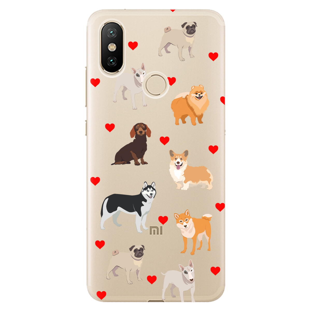 Чохол для Xiaomi Mi A2 Lite Любов у кожному гав - фото 1 - Чохли для телефонів