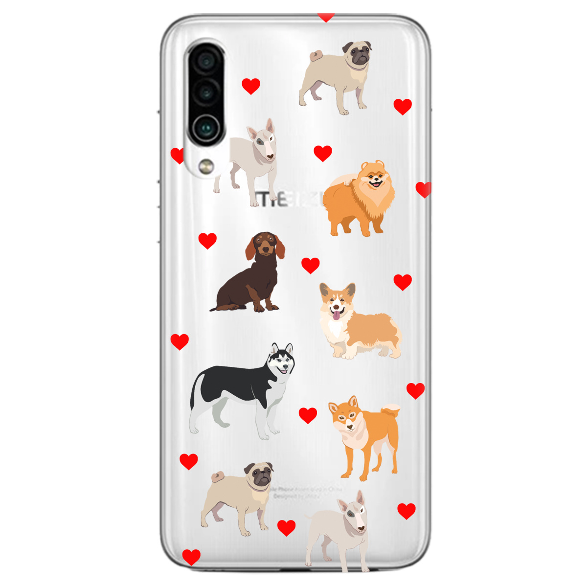 Чохол для Meizu 16Xs Любов у кожному гав - фото 1 - Чохли для телефонів