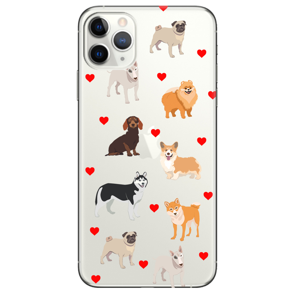 Чохол для Apple iPhone 11 Pro Max Любов у кожному гав - фото 1 - Чохли для телефонів