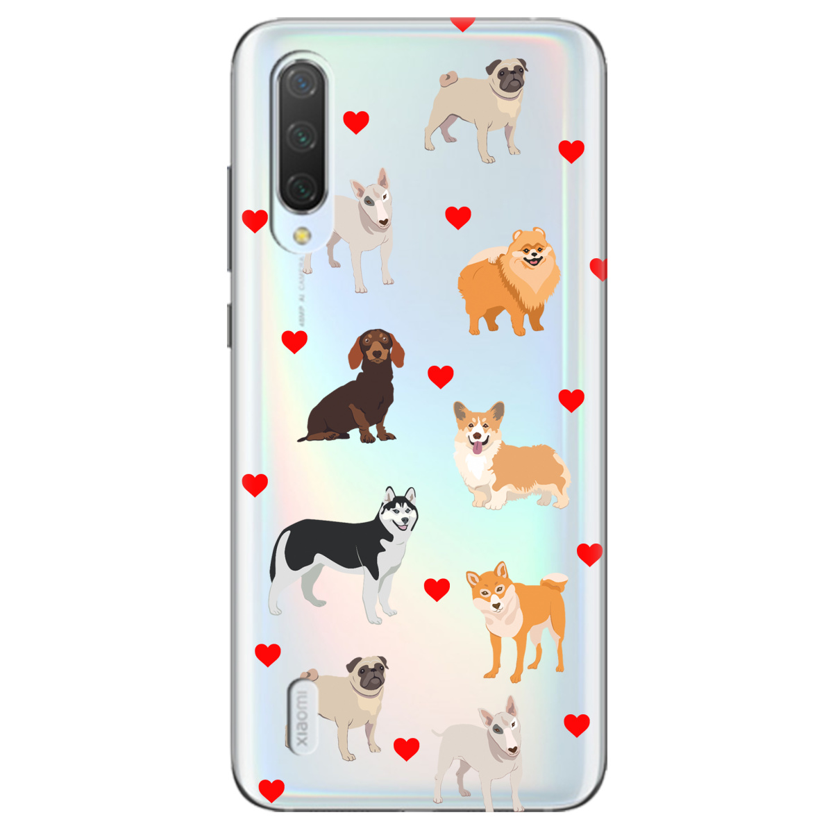 Чохол для Xiaomi Mi A3 Любов у кожному гав - фото 1 - Чохли для телефонів