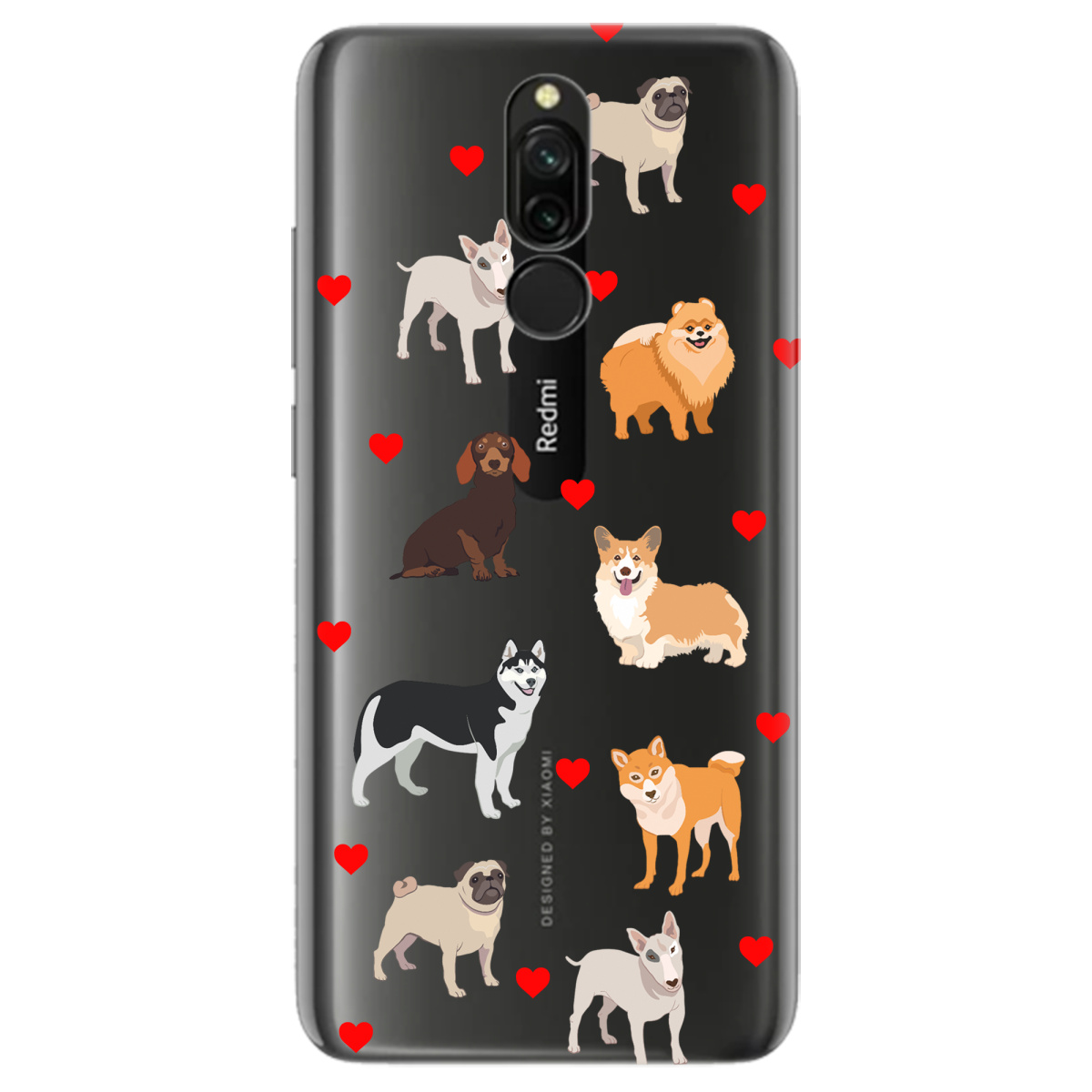Чехол для Xiaomi Redmi 8 Любов у кожному гав - фото 1 - Чехлы для телефонов