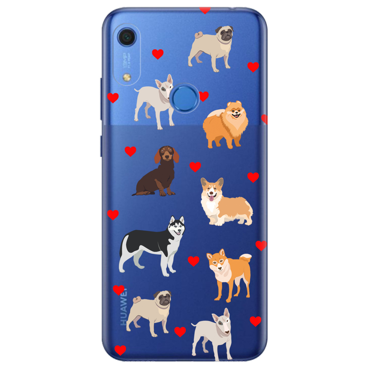 Чохол для Huawei Y6s Любов у кожному гав - фото 1 - Чохли для телефонів
