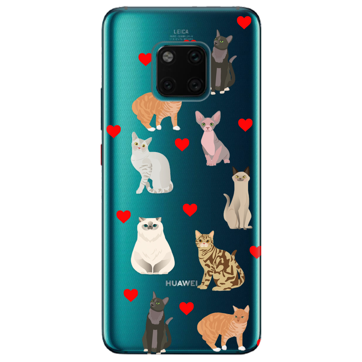 Чехол для Huawei Mate 20 Pro Любов у кожному мяу - фото 1 - Чехлы для телефонов