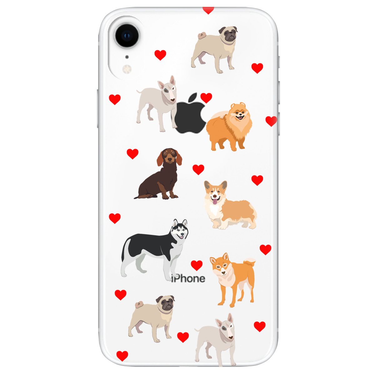 Чохол для Apple iPhone XR Любов у кожному гав - фото 1 - Чохли для телефонів