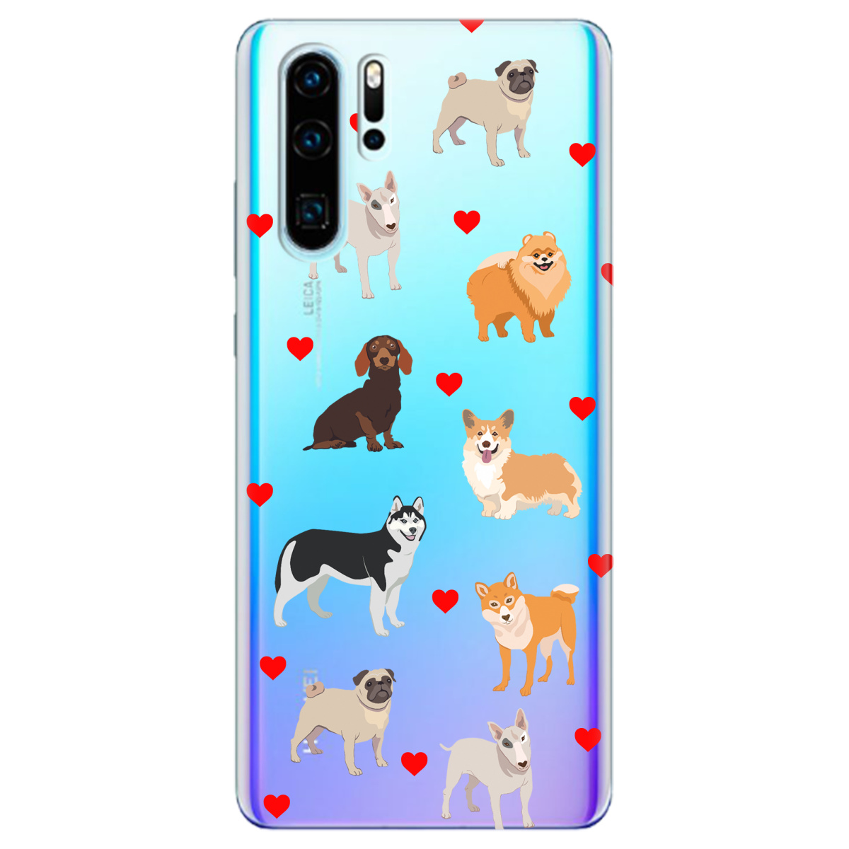 Чохол для Huawei P30 Pro Любов у кожному гав - фото 1 Чохол для Huawei P30 Pro Любов у кожному гав - фото 1 - Чохли для телефонів