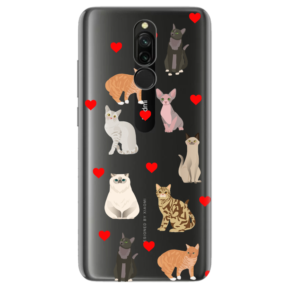 Чехол для Xiaomi Redmi 8 Любов у кожному мяу - фото 1 Чехол для Xiaomi Redmi 8 Любов у кожному мяу - фото 1 - Чехлы для телефонов