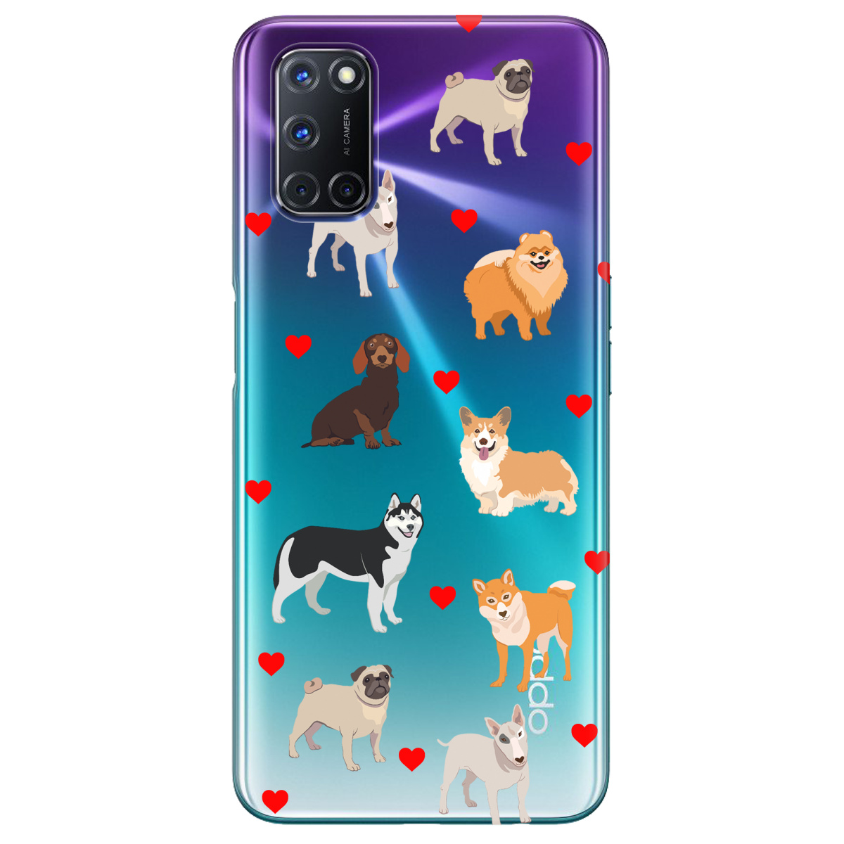 Чохол для Oppo A52/ A72/ A92 Любов у кожному гав - фото 1 - Чохли для телефонів