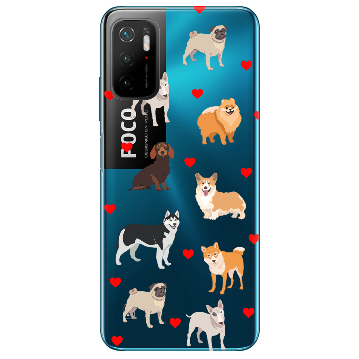 Чохол для Xiaomi Poco M3 Pro Любов у кожному гав - фото 1 - Чохли для телефонів