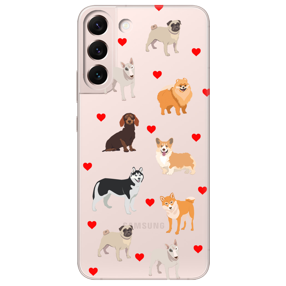 Чехол для Samsung Galaxy S22 Plus Любов у кожному гав - фото 1 - Чехлы для телефонов