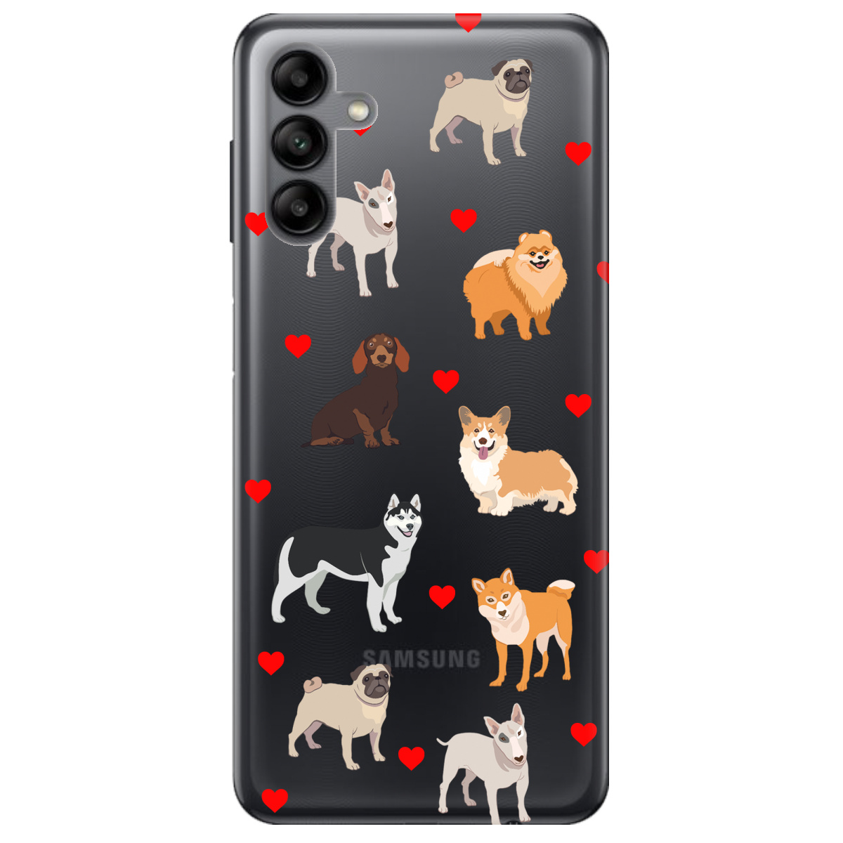 Чехол для Samsung Galaxy A04s Любов у кожному гав - фото 1 - Чехлы для телефонов