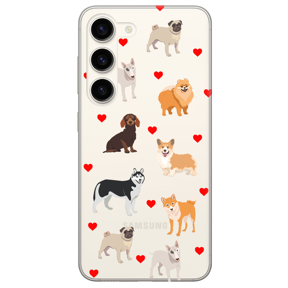 Чехол для Samsung Galaxy S23 Plus Любов у кожному гав - фото 1 - Чехлы для телефонов