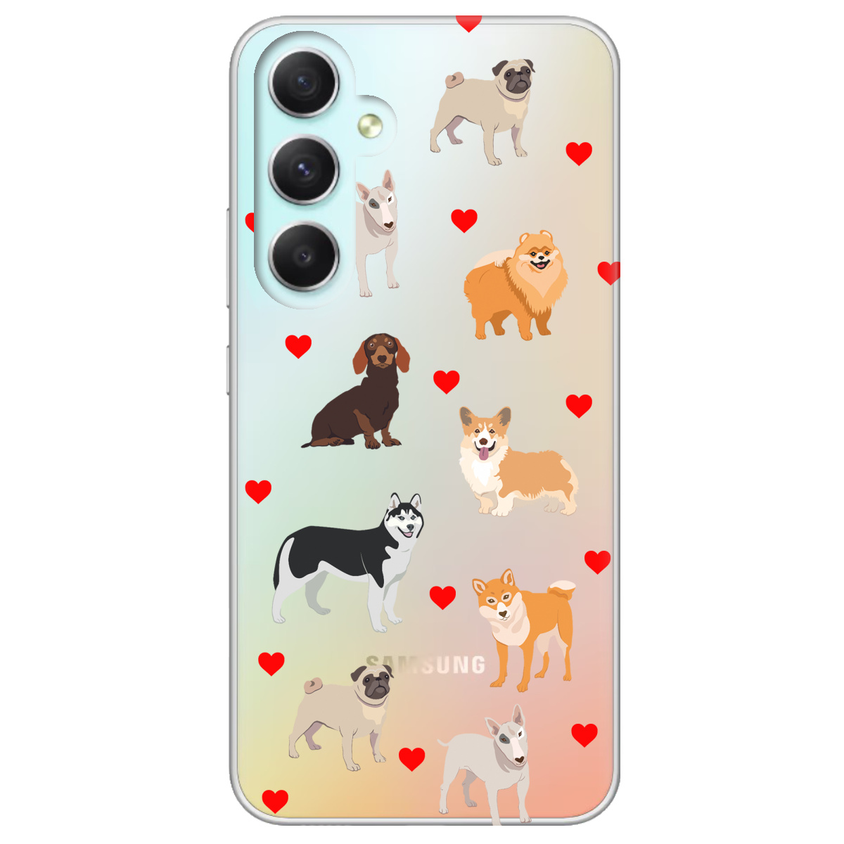 Чехол для Samsung Galaxy A34 Любов у кожному гав - фото 1 - Чехлы для телефонов