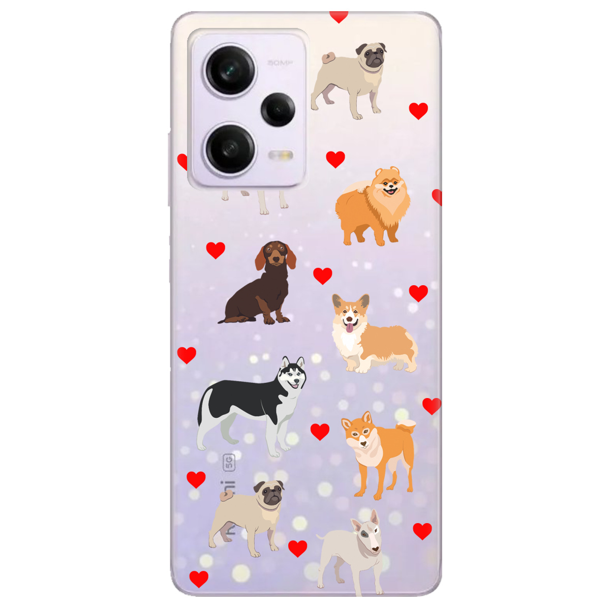 Чехол для Xiaomi Poco X5 Pro 5G Любов у кожному гав - фото 1 - Чехлы для телефонов