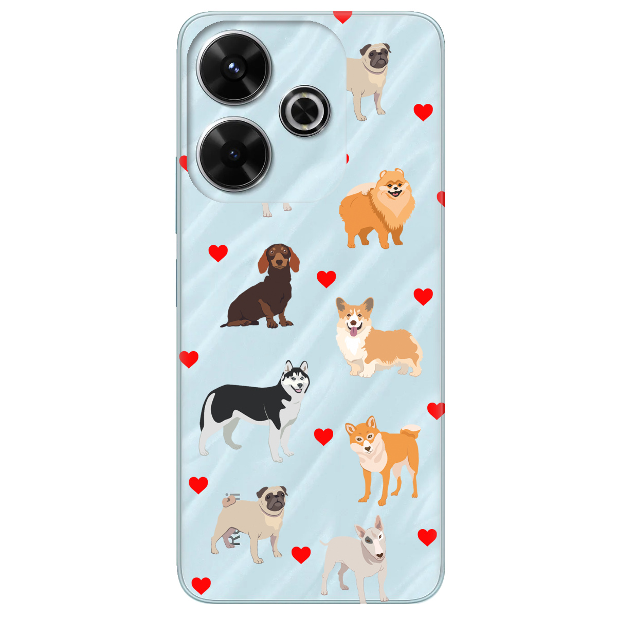 Чохол для Xiaomi Redmi 13 Любов у кожному гав - фото 1 Чохол для Xiaomi Redmi 13 Любов у кожному гав - фото 1 - Чохли для телефонів