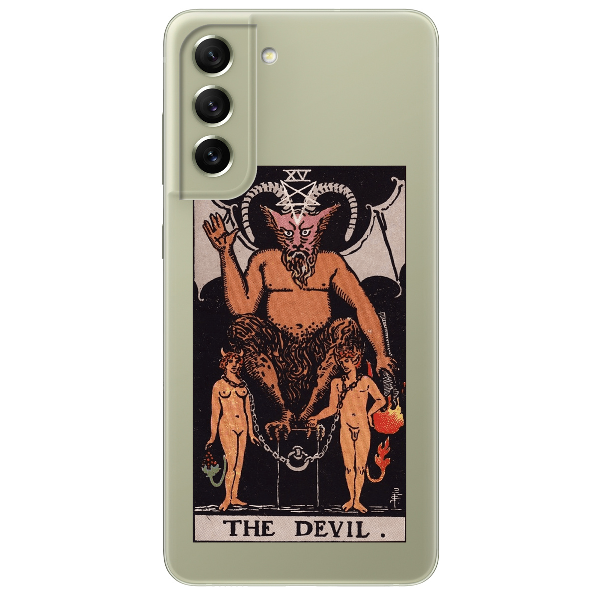 Чехол для Samsung Galaxy S21 FE The Devil - фото 1 - Чехлы для телефонов