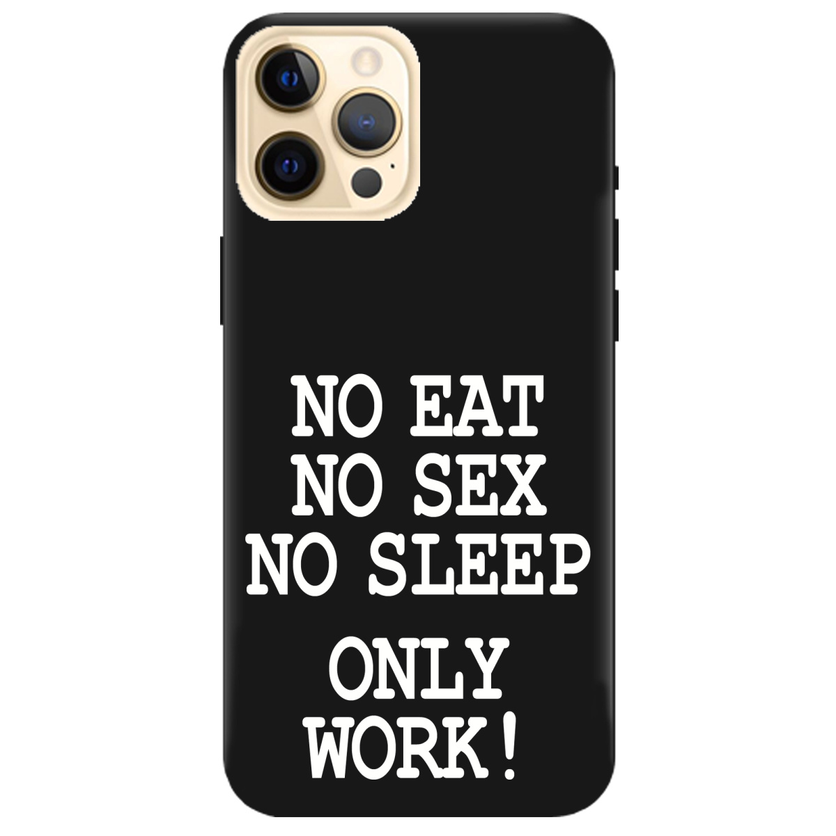 Чохол для Apple iPhone 12 Pro Max чорний матовий soft touch Work only - фото 1 Чохол для Apple iPhone 12 Pro Max чорний матовий soft touch Work only - фото 1 - Чохли для телефонів