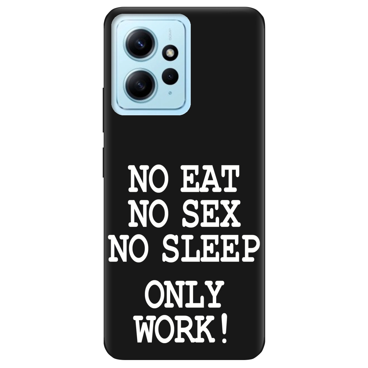 Чехол для Xiaomi Redmi Note 12 4G черный матовый soft touch Work only - фото 1 Чехол для Xiaomi Redmi Note 12 4G черный матовый soft touch Work only - фото 1 - Чехлы для телефонов