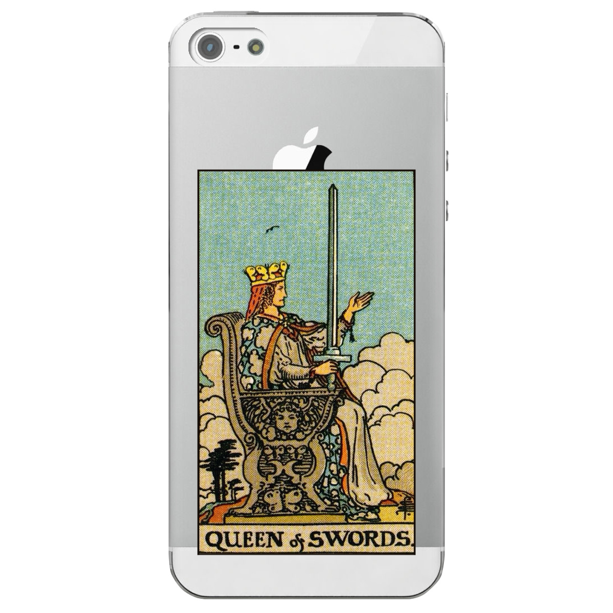 Чохол для Apple iPhone 5/5S Queen of Swords - фото 1 - Чохли для телефонів