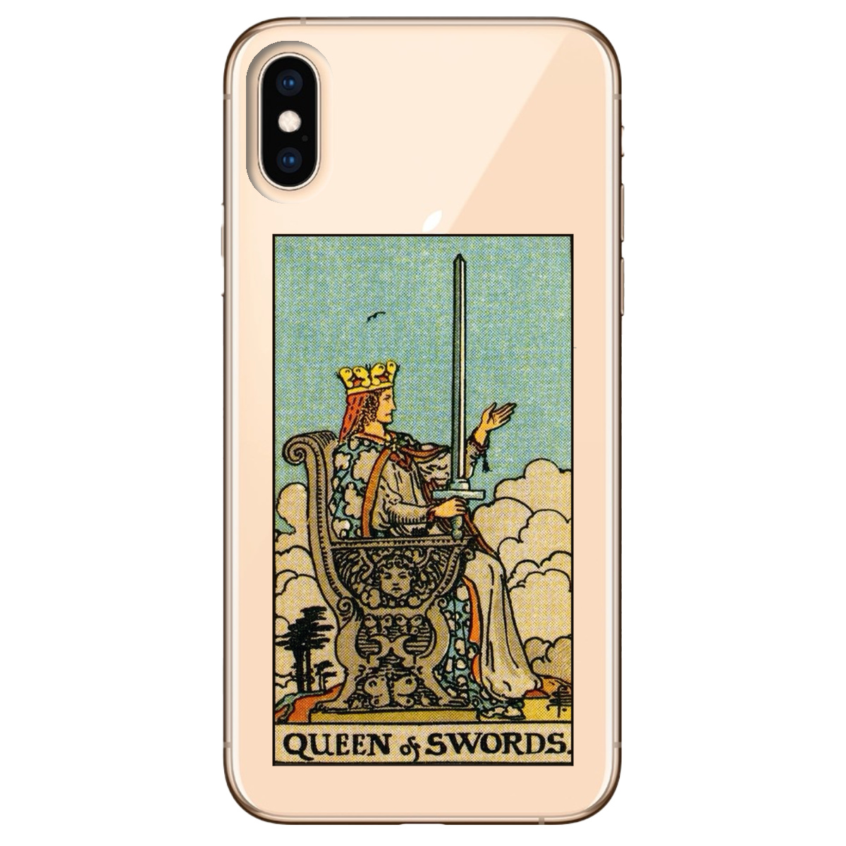 Чехол для Apple iPhone X Queen of Swords - фото 1 - Чехлы для телефонов
