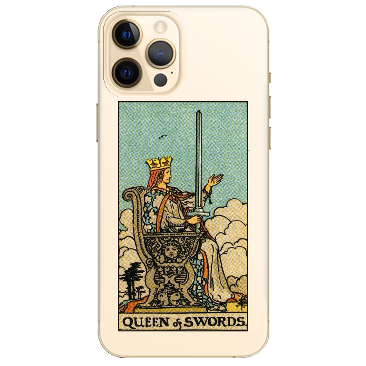 Чехол для Apple iPhone 12 Pro Queen of Swords - фото 1 - Чехлы для телефонов