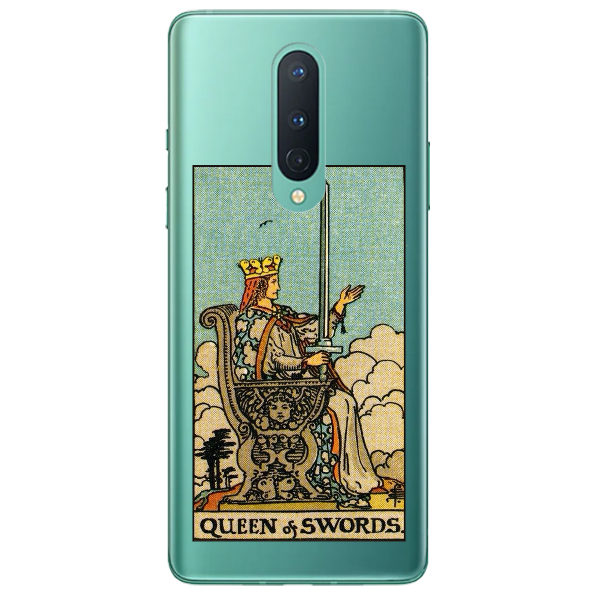 Чохол для OnePlus 8 Queen of Swords - фото 1 Чохол для OnePlus 8 Queen of Swords - фото 1 - Чохли для телефонів