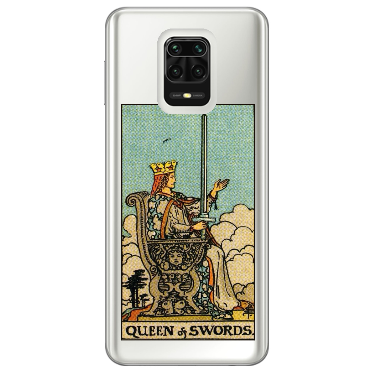 Чохол для Xiaomi Redmi Note 9s Queen of Swords - фото 1 - Чохли для телефонів