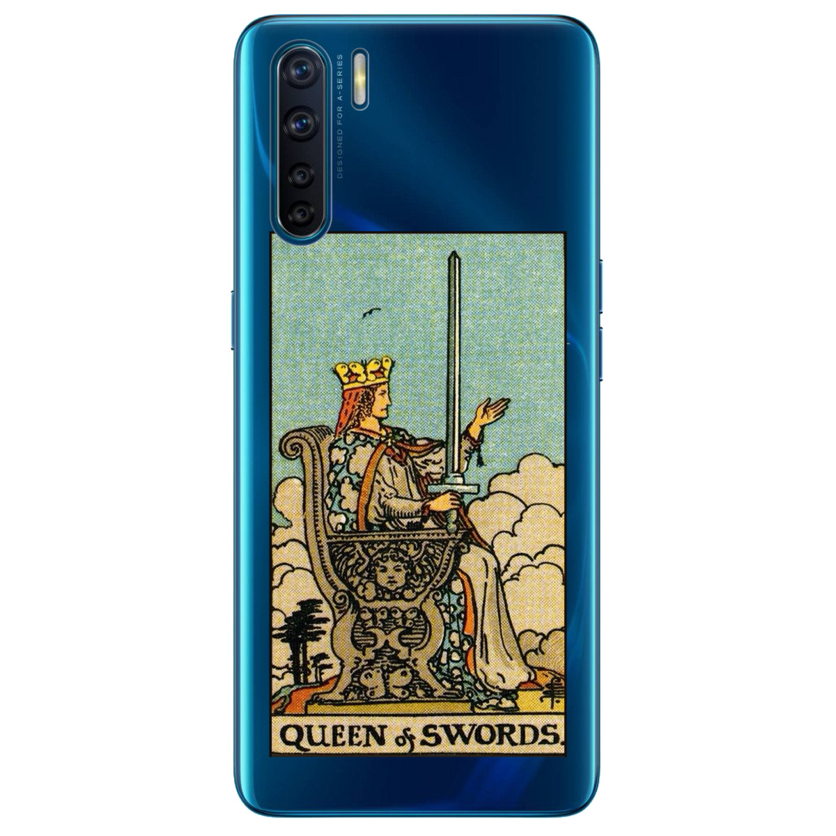 Чехол для Oppo A91 Queen of Swords - фото 1 - Чехлы для телефонов