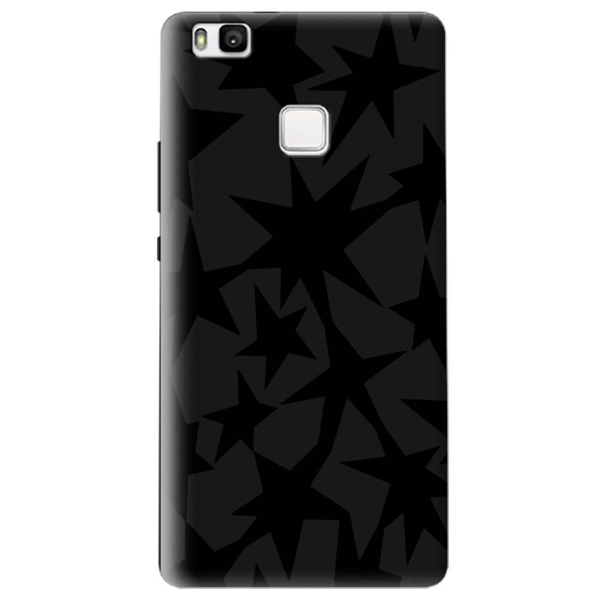Чехол для Huawei P9 Lite черный матовый soft touch Black stars - фото 1 - Чехлы для телефонов