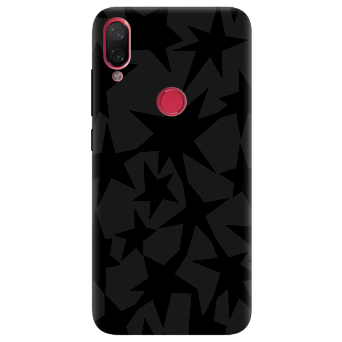 Чехол для Xiaomi Mi Play черный матовый soft touch Black stars - фото 1 Чехол для Xiaomi Mi Play черный матовый soft touch Black stars - фото 1 - Чехлы для телефонов