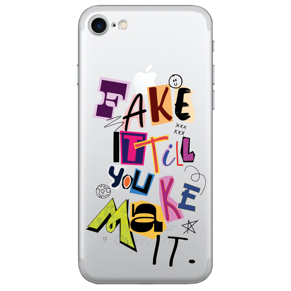 Чохол для Apple iPhone SE 2020 Fake It - фото 1 - Чохли для телефонів