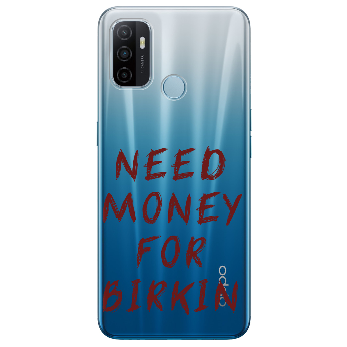 Чохол для Oppo A53/ A32/ A33 Need money - фото 1 - Чохли для телефонів