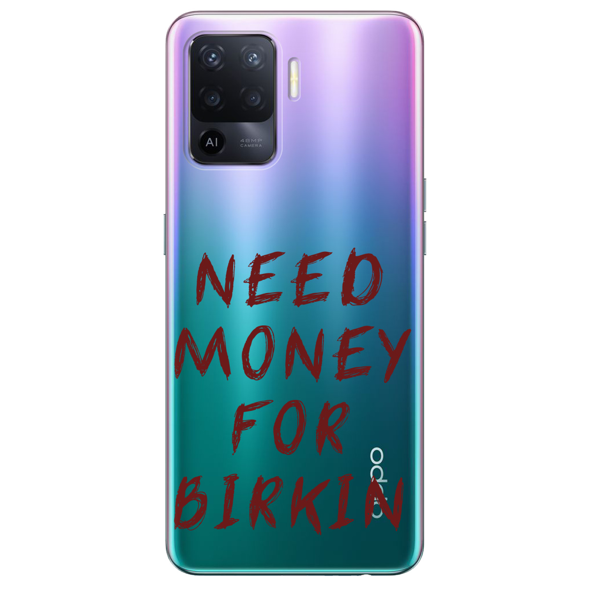 Чохол для Oppo Reno 5 Lite Need money - фото 1 Чохол для Oppo Reno 5 Lite Need money - фото 1 - Чохли для телефонів