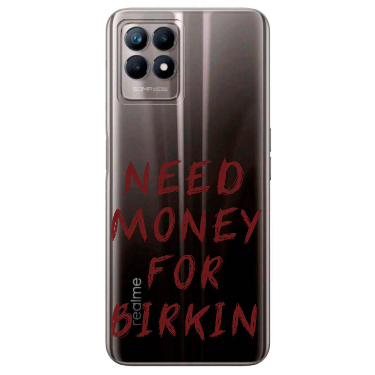 Чохол для Realme 8i Need money - фото 1 Чохол для Realme 8i Need money - фото 1 - Чохли для телефонів