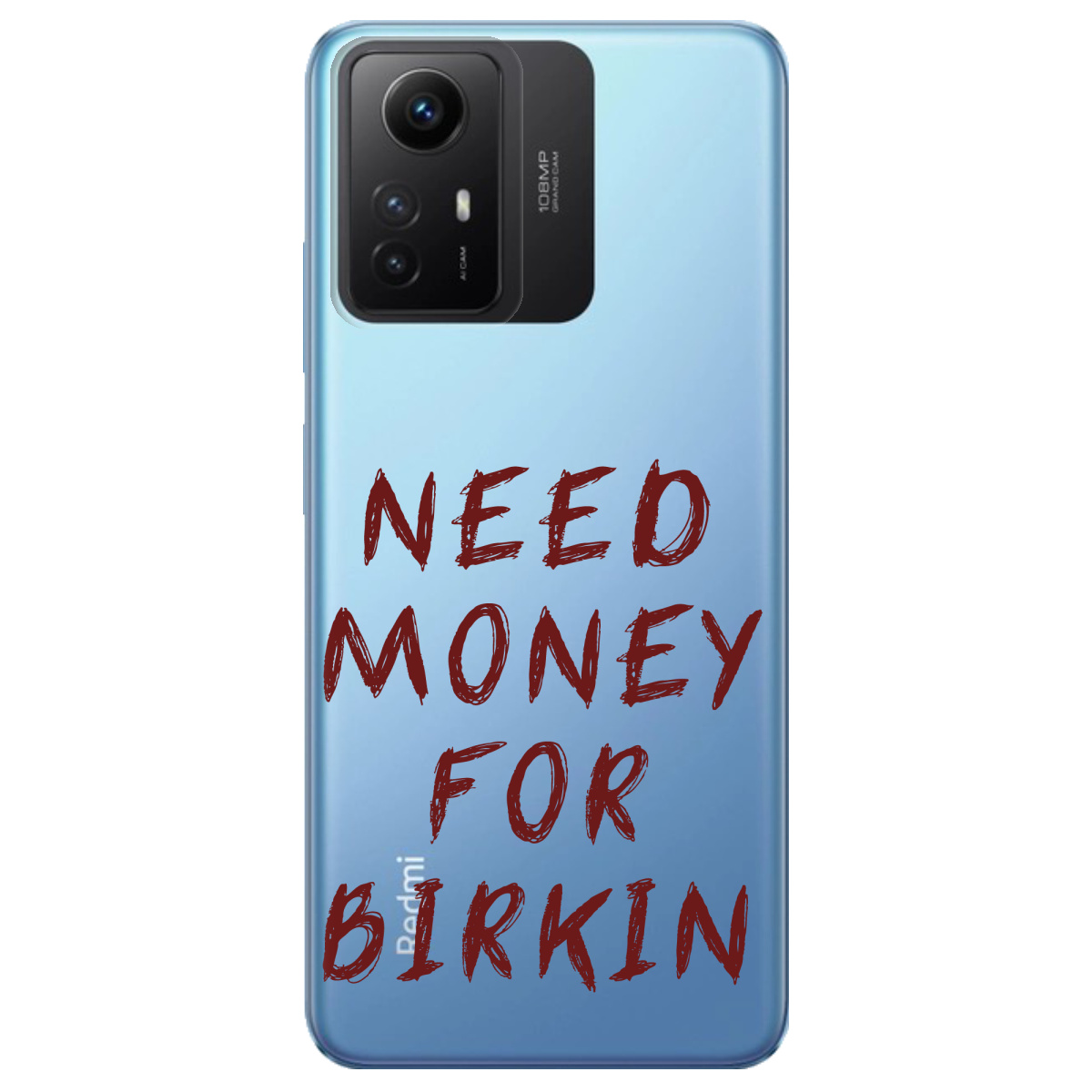 Чохол для Xiaomi Redmi Note 12s Need money - фото 1 - Чохли для телефонів