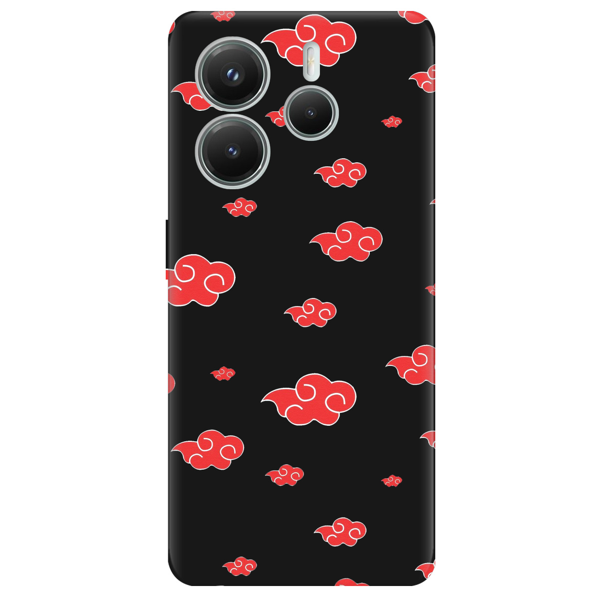 Чохол для Xiaomi Redmi Note 14 5G чорний матовий soft touch Akatsuki - фото 1 Чохол для Xiaomi Redmi Note 14 5G чорний матовий soft touch Akatsuki - фото 1 - Чохли для телефонів