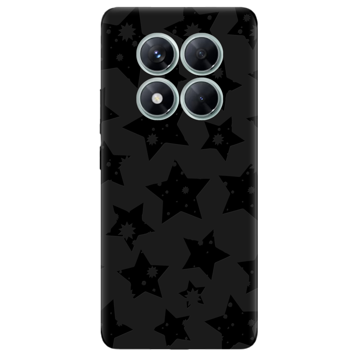 Чохол для Xiaomi Redmi Note 14 Pro 5G чорний матовий soft touch Black Star - фото 1 - Чохли для телефонів