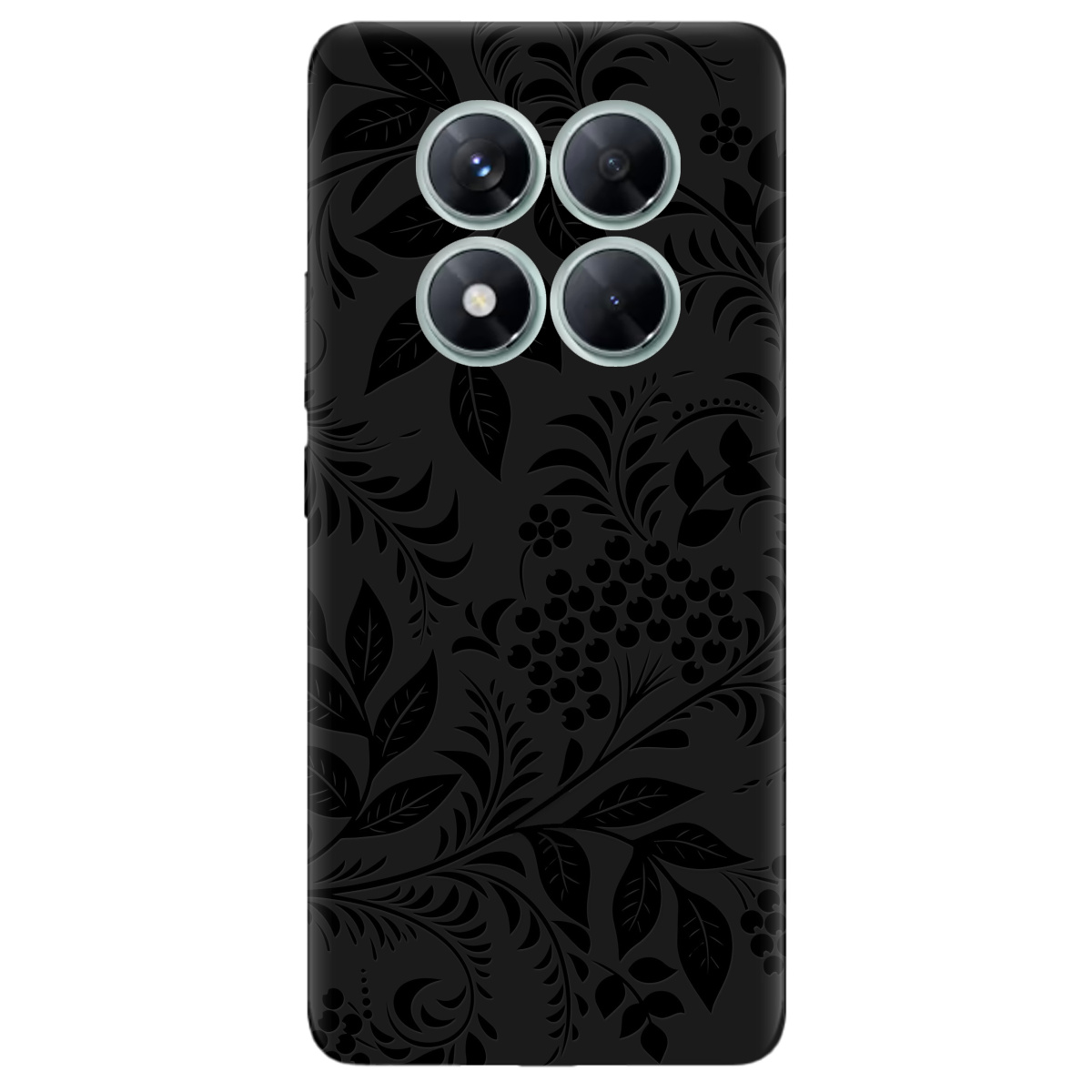 Чехол для Xiaomi Redmi Note 14 Pro 5G черный матовый soft touch Art - фото 1 - Чехлы для телефонов