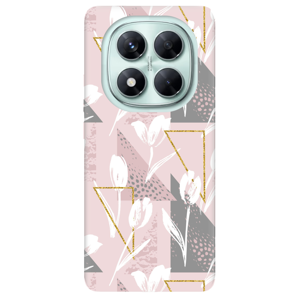Чохол для Xiaomi Redmi Note 14 Pro 5G White tulips - фото 1 Чохол для Xiaomi Redmi Note 14 Pro 5G White tulips - фото 1 - Чохли для телефонів