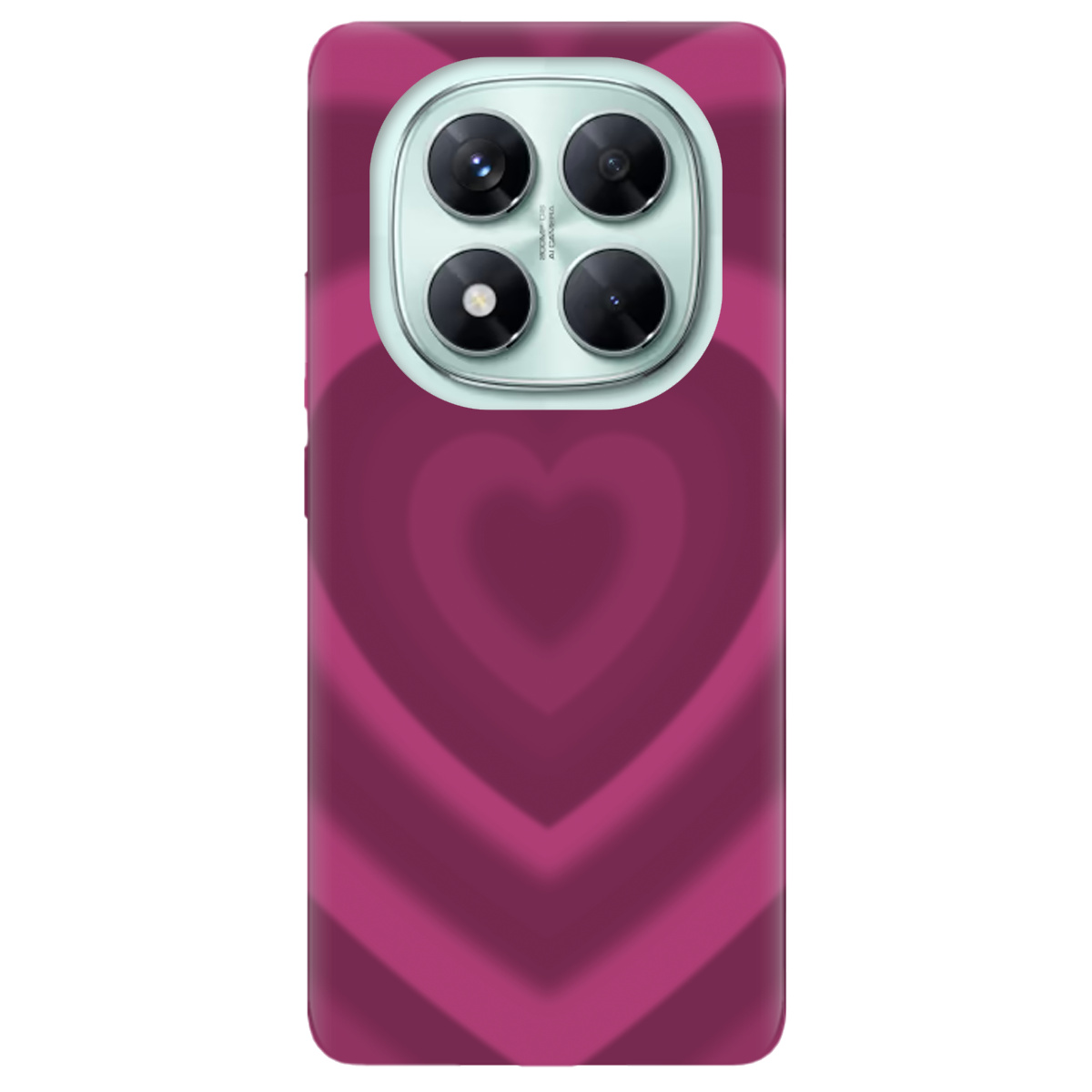 Чехол для Xiaomi Redmi Note 14 Pro 5G Pink Heart - фото 1 - Чехлы для телефонов