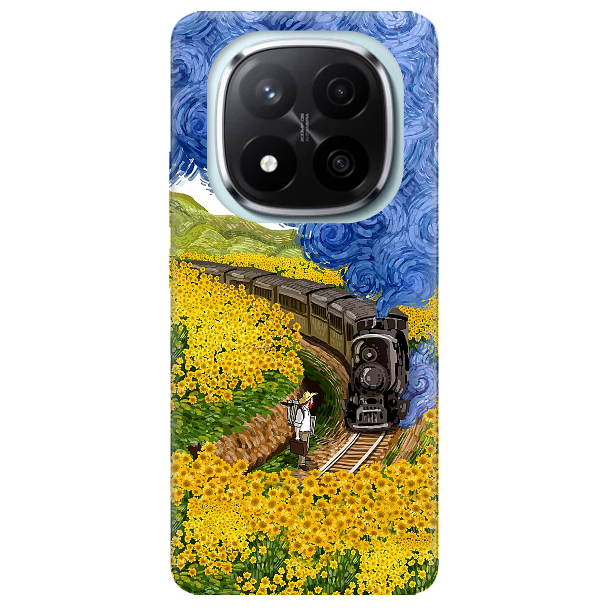 Чехол для Xiaomi Redmi Note 14 Pro + 5G Train - фото 1 - Чехлы для телефонов