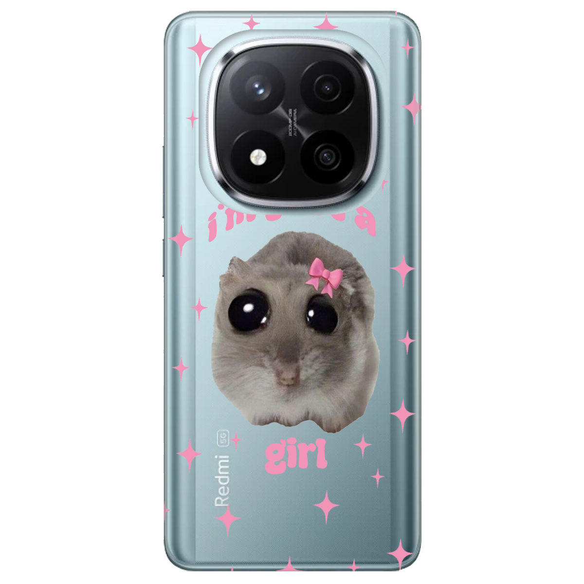 Чохол для Xiaomi Redmi Note 14 Pro + 5G Just a girl - фото 1 Чохол для Xiaomi Redmi Note 14 Pro + 5G Just a girl - фото 1 - Чохли для телефонів