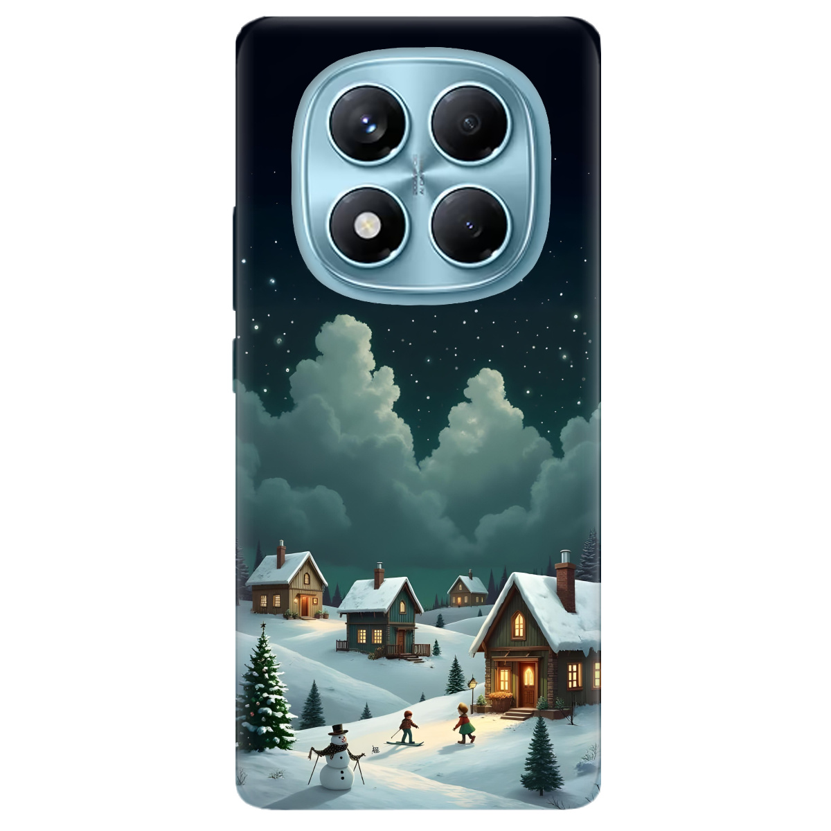 Чехол для Xiaomi Redmi Note 14 Pro 4G Winter Night - фото 1 - Чехлы для телефонов