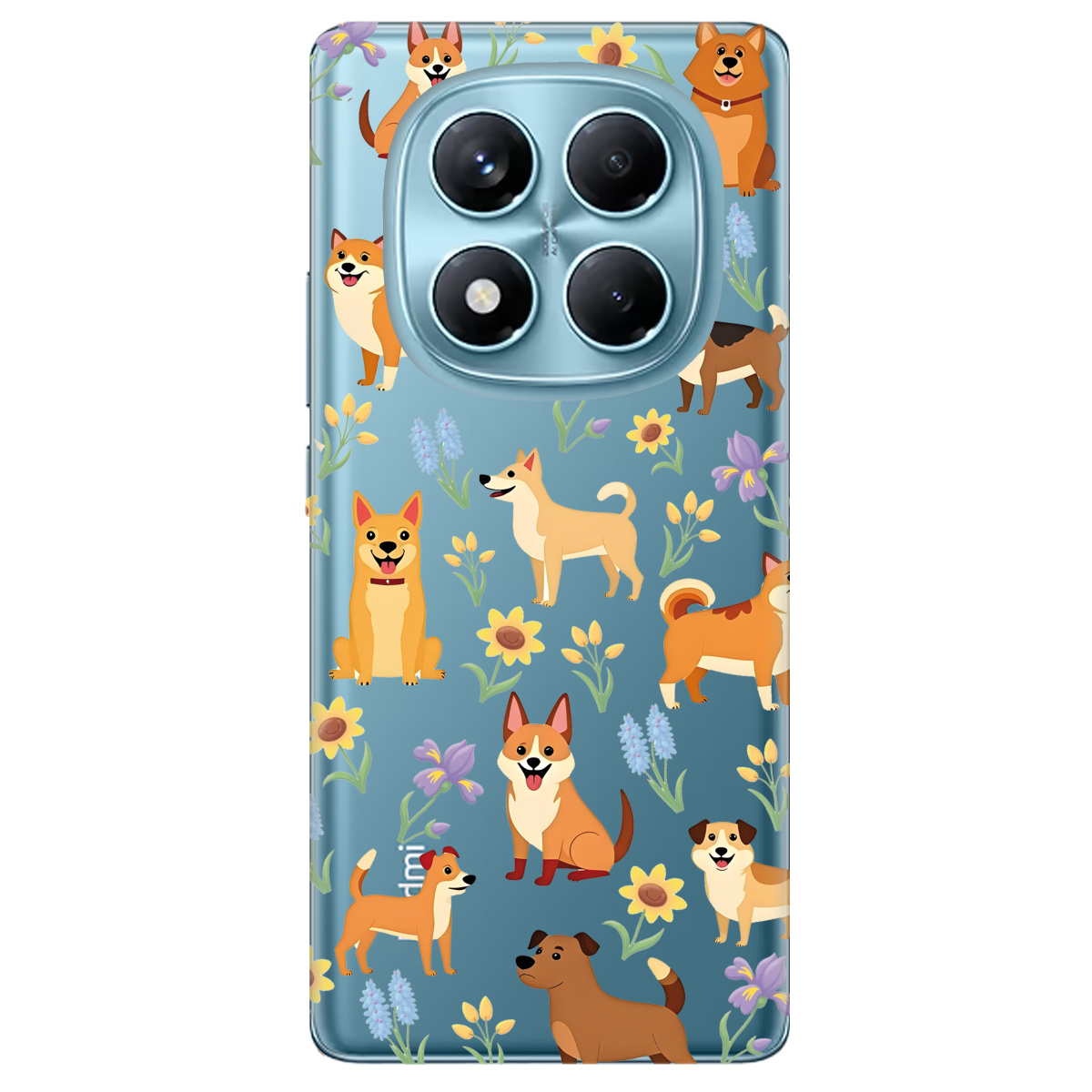 Чохол для Xiaomi Redmi Note 14 Pro 4G Blooming Puppies - фото 1 - Чохли для телефонів