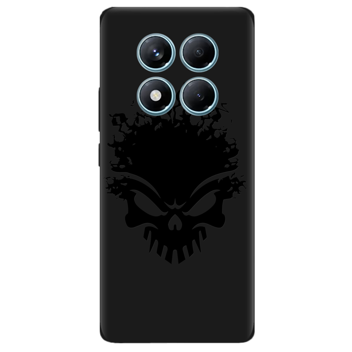 Чехол для Xiaomi Redmi Note 14 Pro 4G черный матовый soft touch Ugolek - фото 1 - Чехлы для телефонов