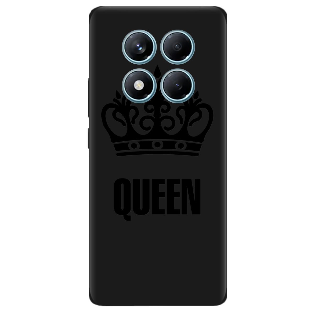Чехол для Xiaomi Redmi Note 14 Pro 4G черный матовый soft touch Queen - фото 1 Чехол для Xiaomi Redmi Note 14 Pro 4G черный матовый soft touch Queen - фото 1 - Чехлы для телефонов