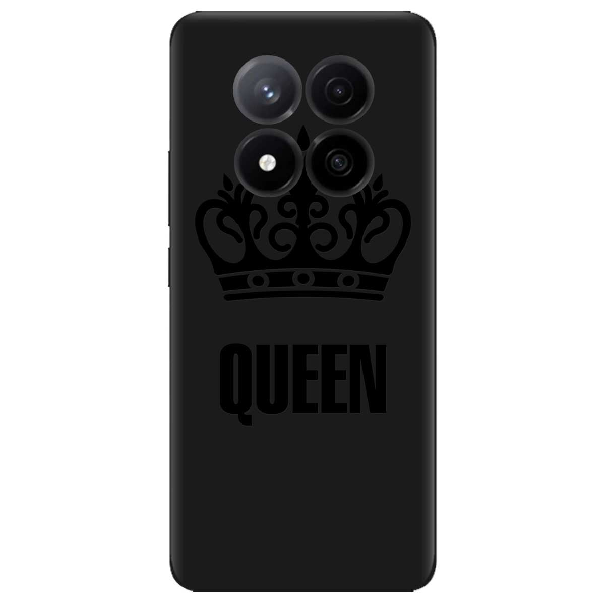 Чохол для Xiaomi Redmi Note 14 Pro + 5G чорний матовий soft touch Queen - фото 1 Чохол для Xiaomi Redmi Note 14 Pro + 5G чорний матовий soft touch Queen - фото 1 - Чохли для телефонів