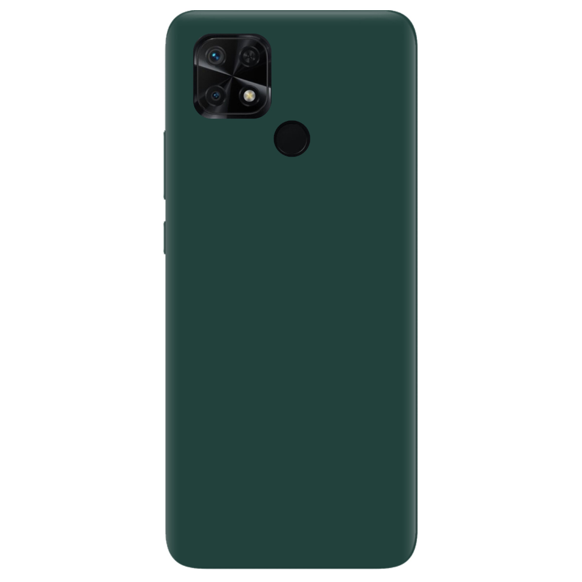 Чехол для Xiaomi Redmi 10C темно-зеленый матовый soft touch - фото 1 Чехол для Xiaomi Redmi 10C темно-зеленый матовый soft touch - фото 1 - Чехлы для телефонов