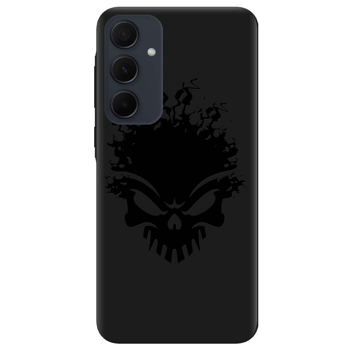 Чохол для Samsung Galaxy A35 чорний матовий soft touch Ugolek - фото 1 - Чохли для телефонів