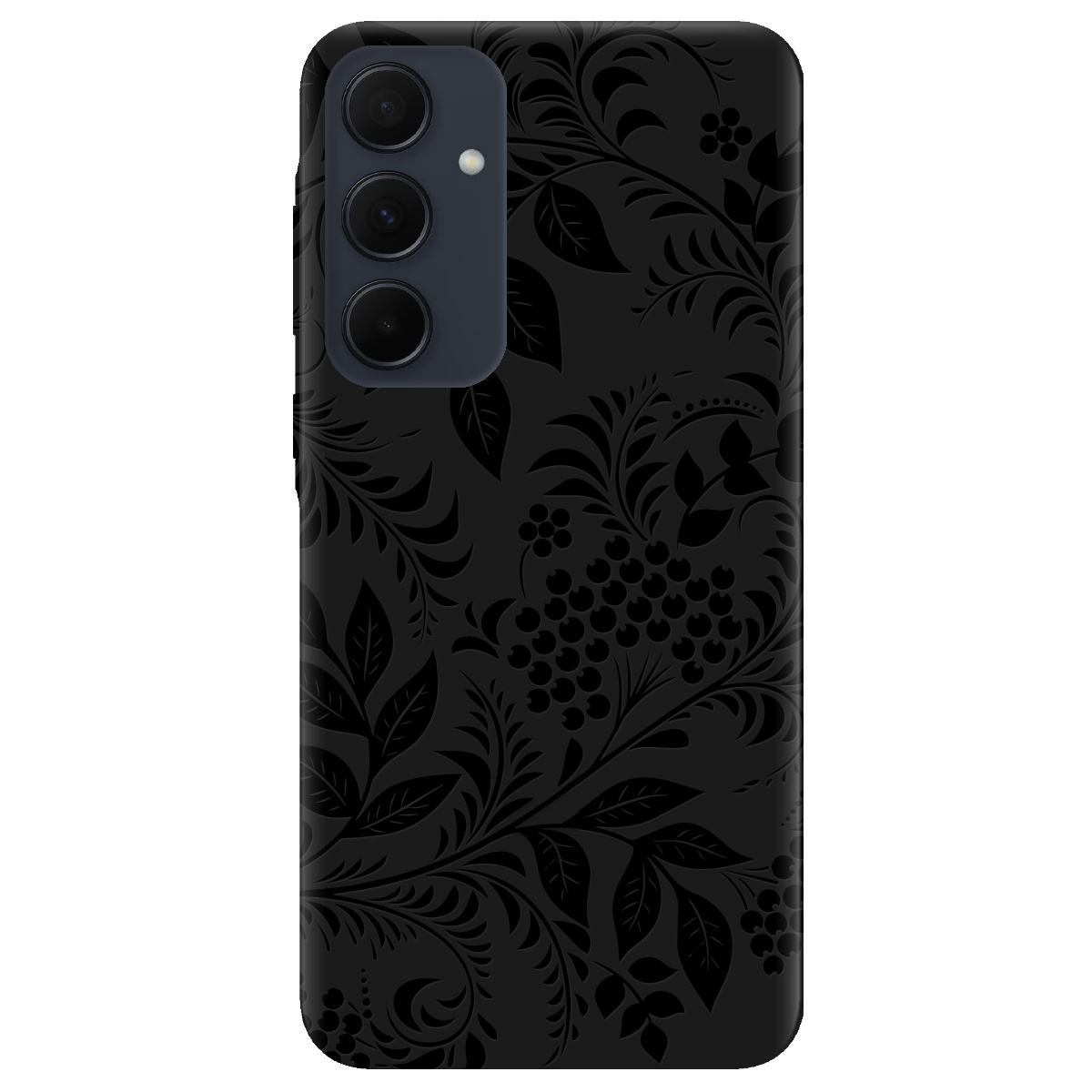 Чохол для Samsung Galaxy A35 чорний матовий soft touch Art - фото 1 - Чохли для телефонів